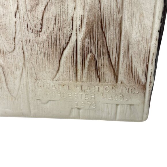 Vintage DAPOL Plastics Christmas Peace On Earth Nativity Manger Blow Mold 1973 - Picture 10 of 15